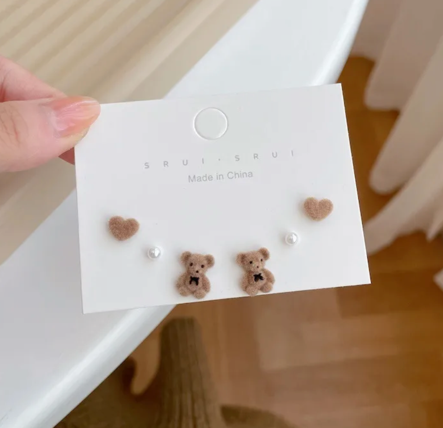 Aretes de ositos