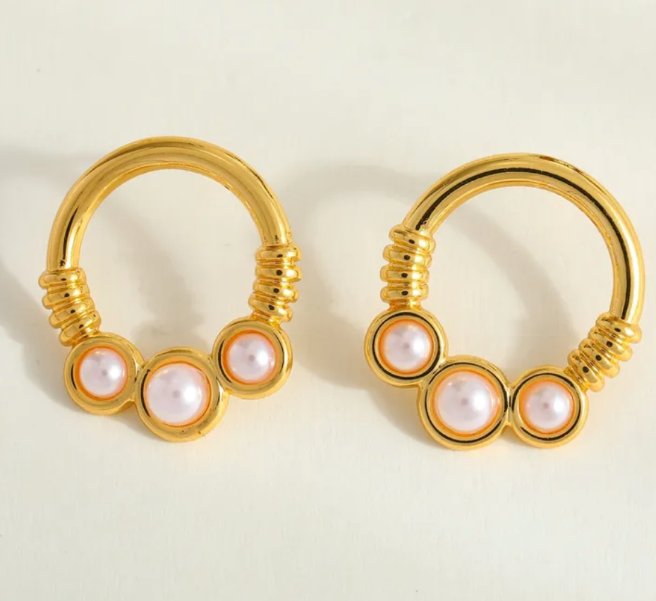 Aretes perlitas