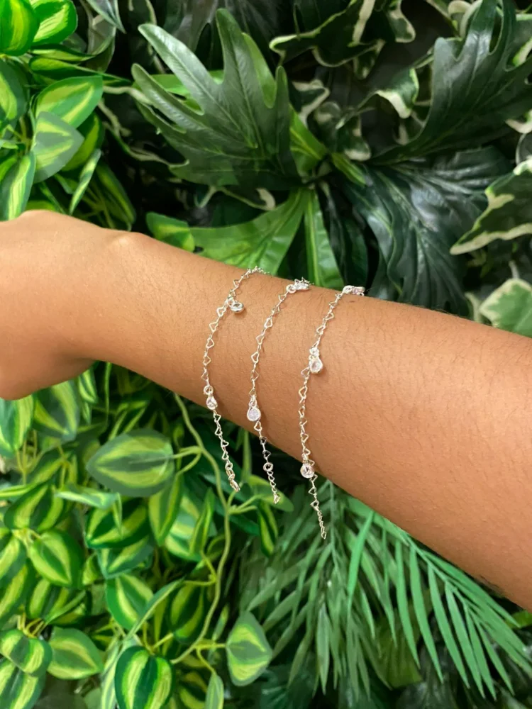 PULSEIRA ELO CORAÇÃO ZIRCONIA
