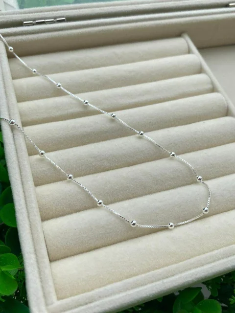 COLAR BOLINHAS 3.1MM 45CM