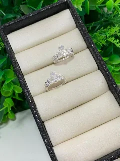 ANEL COROA NA MICRO ZIRCONIA