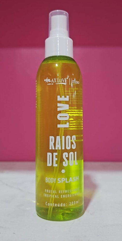 BODY SPLASH RAIOS DE SOL 200ML MAX LOVE