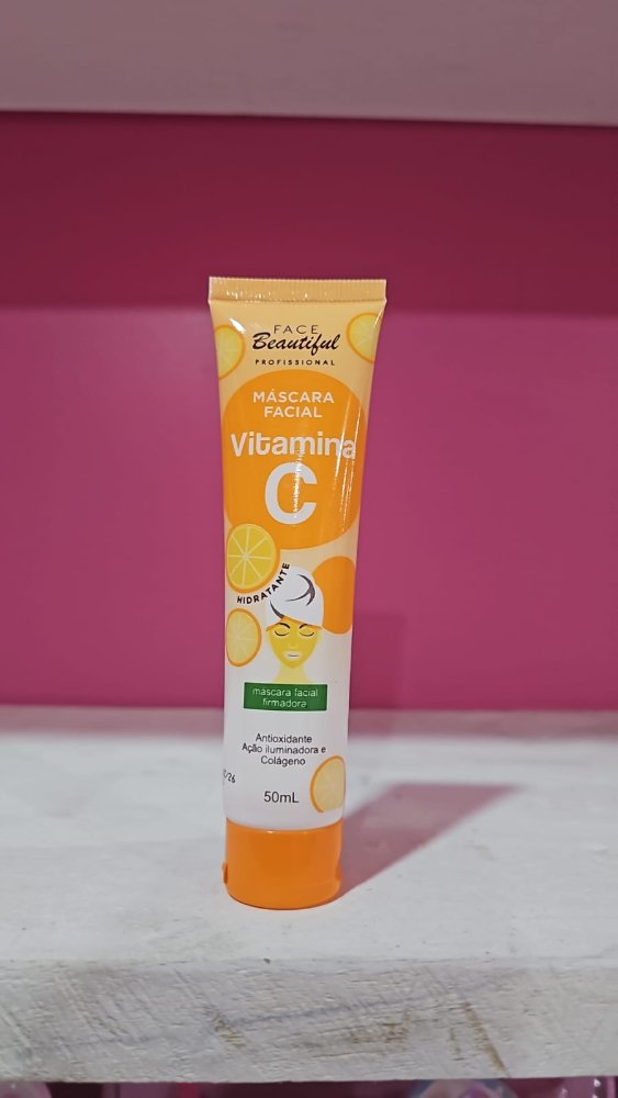 MASCARA FACIAL VITAMINA C BISNAGA FACE BEAUTIFUL