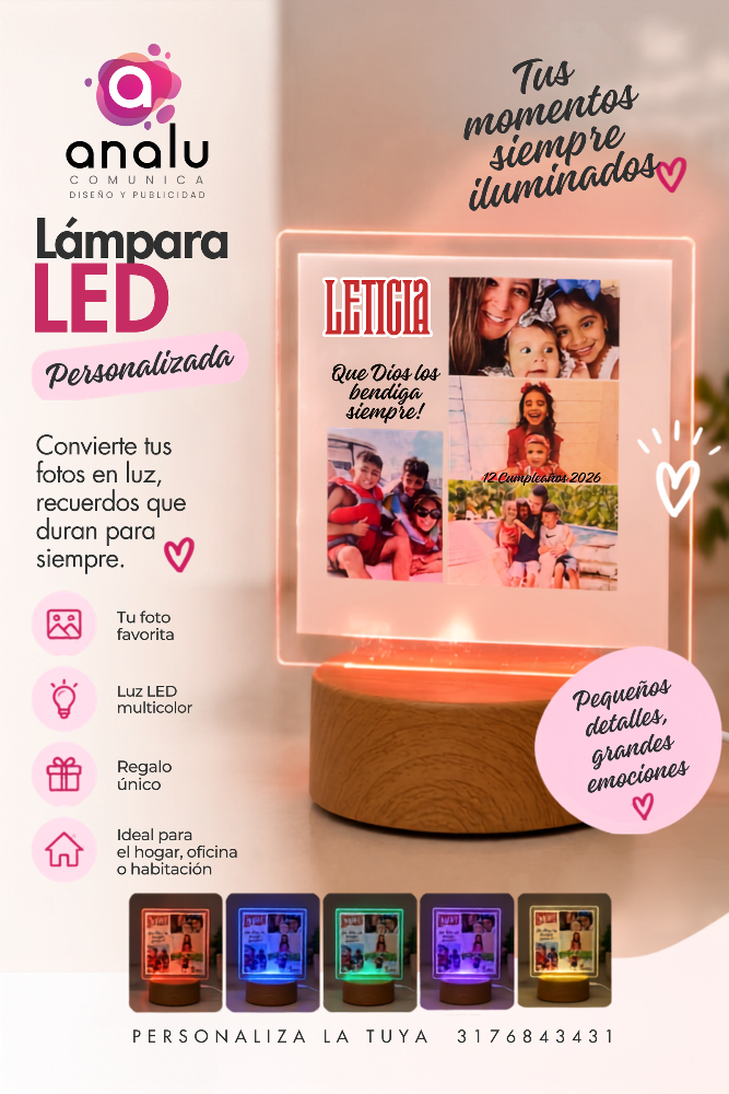 Lampara portarretrato