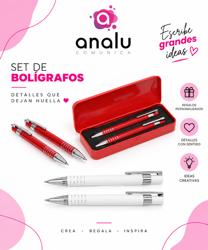 BOLIGRAFO METALICO kit