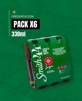 Cerveza 44 Smith x 6 Unidades