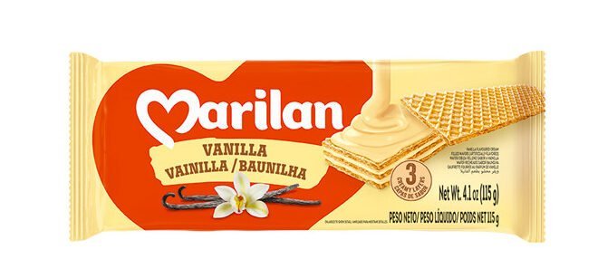 Galletitas waffles Mrilan vainilla