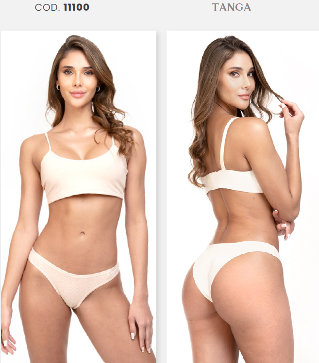 Tanga estampada mujer (11100)