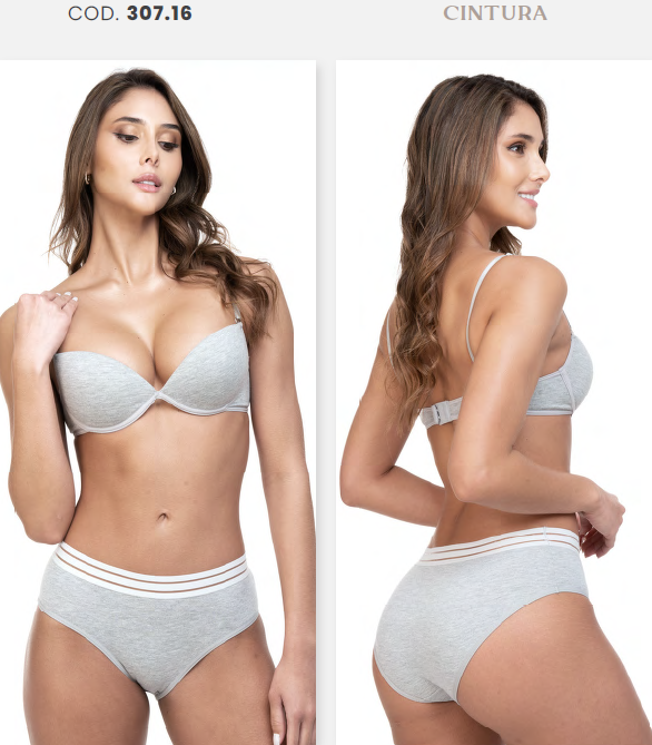 Panty semicintura con elastico (307.16)