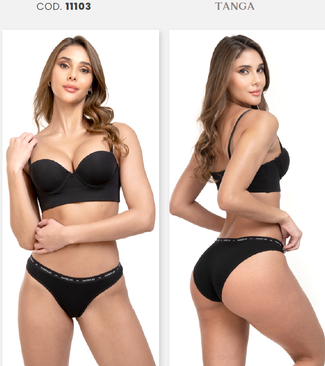 Tanga llana elástico Danielas (11103)
