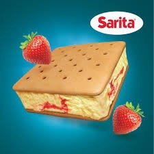 Sándwich Queso y fresa