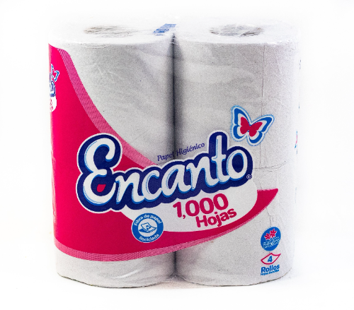Encanto blanco paquete 4 rollos