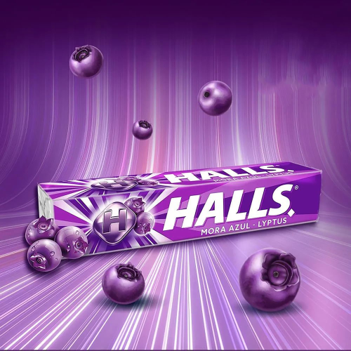 HALLS Mora Azul