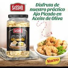 ajo picado en aceite sasson