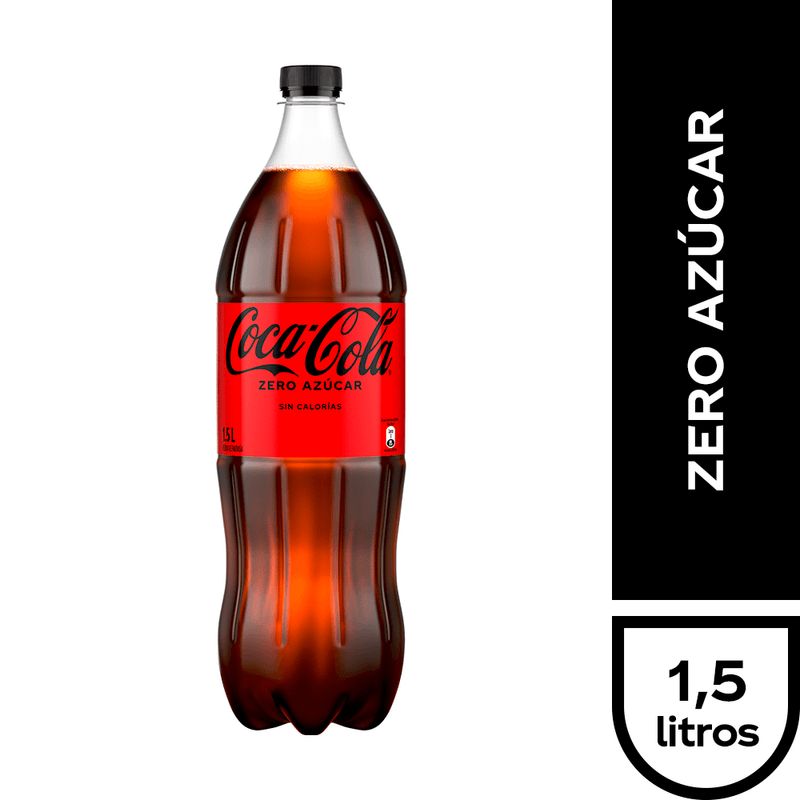 Coca Cola Zero Azúcar 1.5L