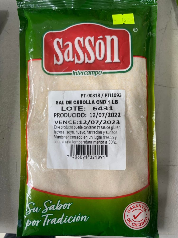 Sal de Cebolla libra sassón
