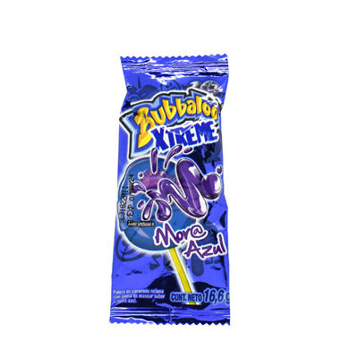 Bombón Bubbaloo Mora Azul