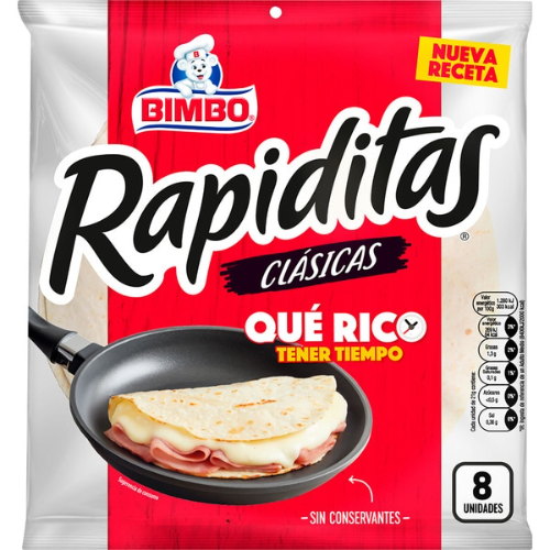 Tortilla de harina Rapiditas Clásica
