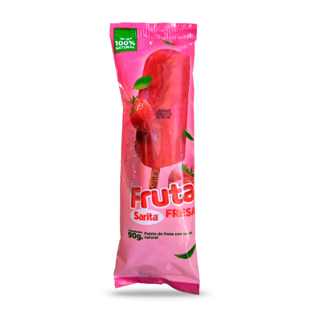 Helado fruta Fresa