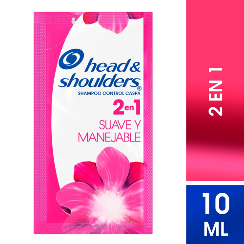 Head shouder rosado Shampoo sobre
