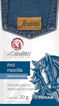 tinte pararopa el  caballito Azul Mezclilla