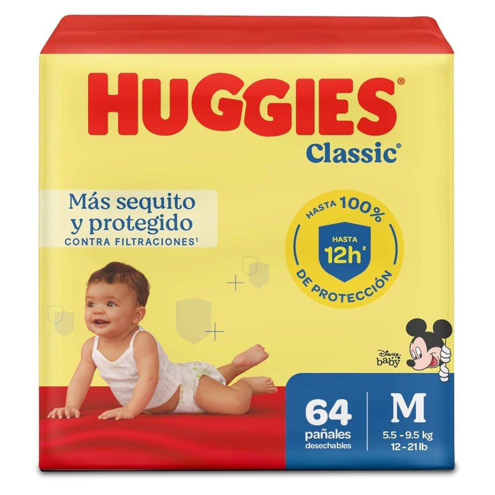 Pañales Huggies M2