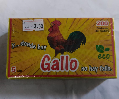 Fosforo gallo grande 5cm