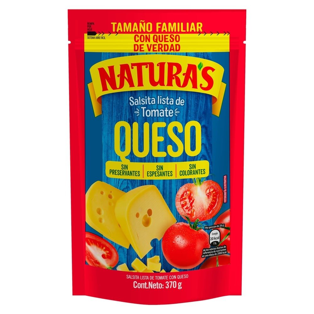 Salsa Naturas Queso