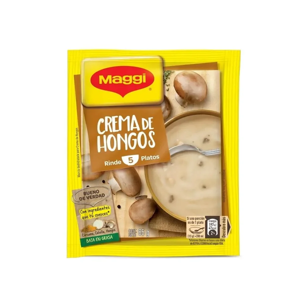 crema de hongos