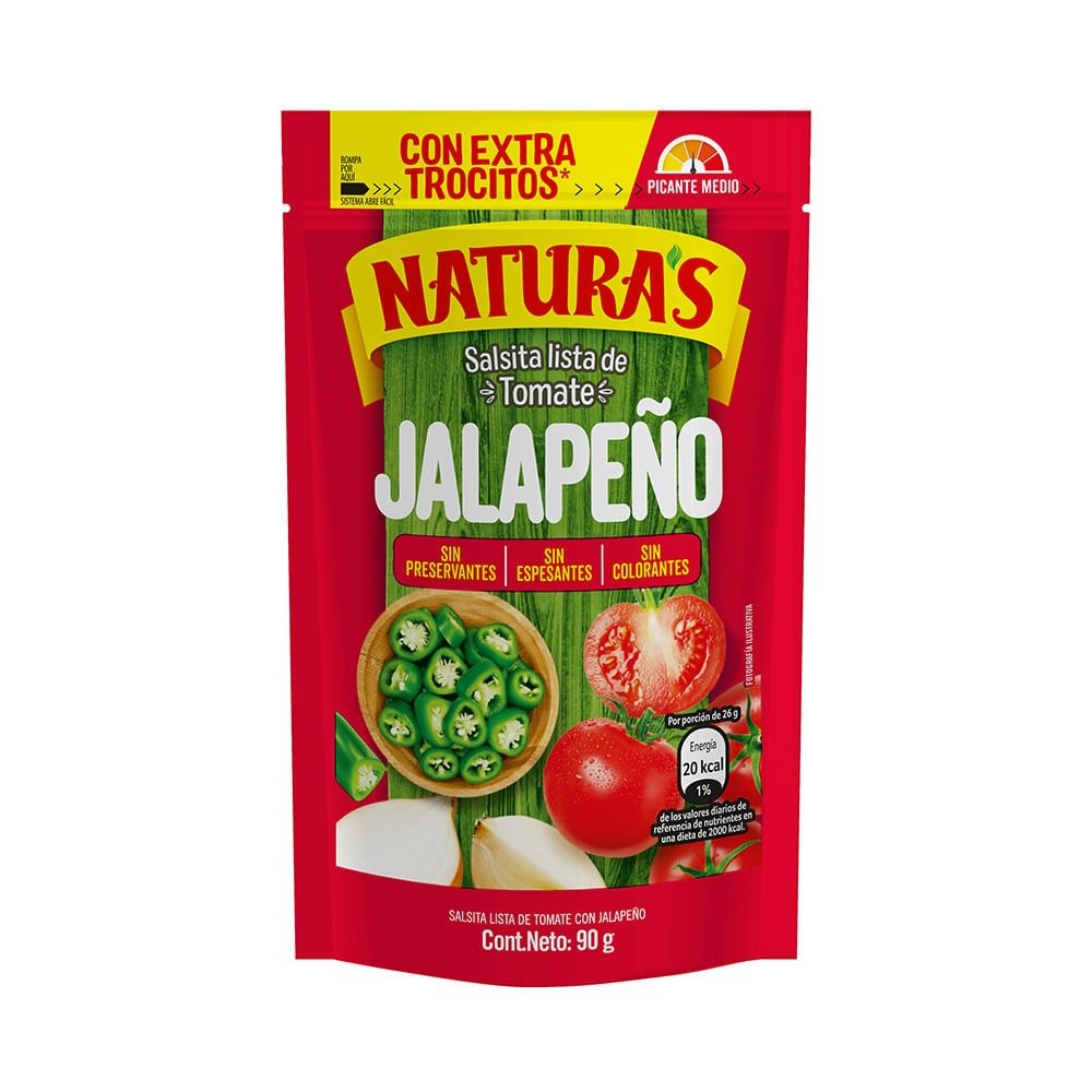 Salsa Naturas Jalapeño
