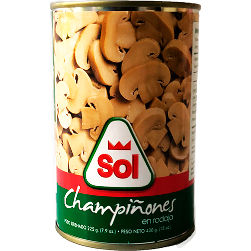 Champiñones en rodajas Sol 7.9 onz