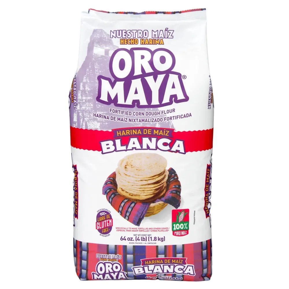 Harina de Maiz Oro Maya Blanca