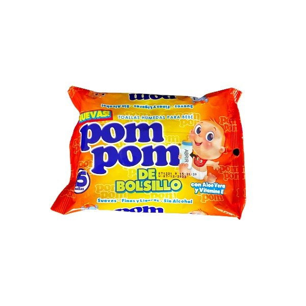 Toallitas Húmedas Pom Pom de bolsillo