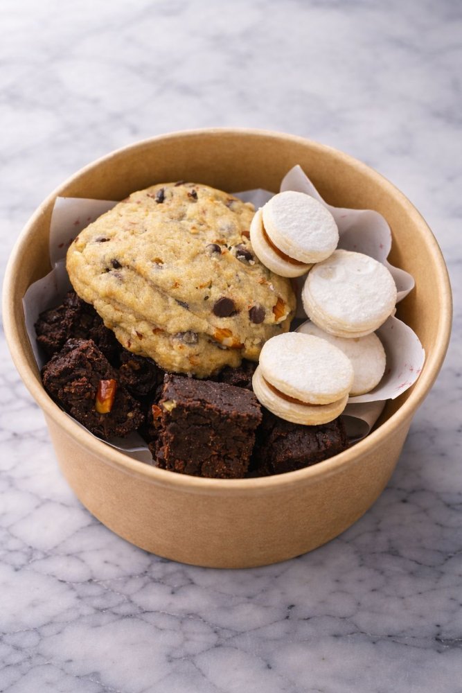 PACK X 15 BOCADITOS (BROWNIE,GALLETA,ALFAJORE)
