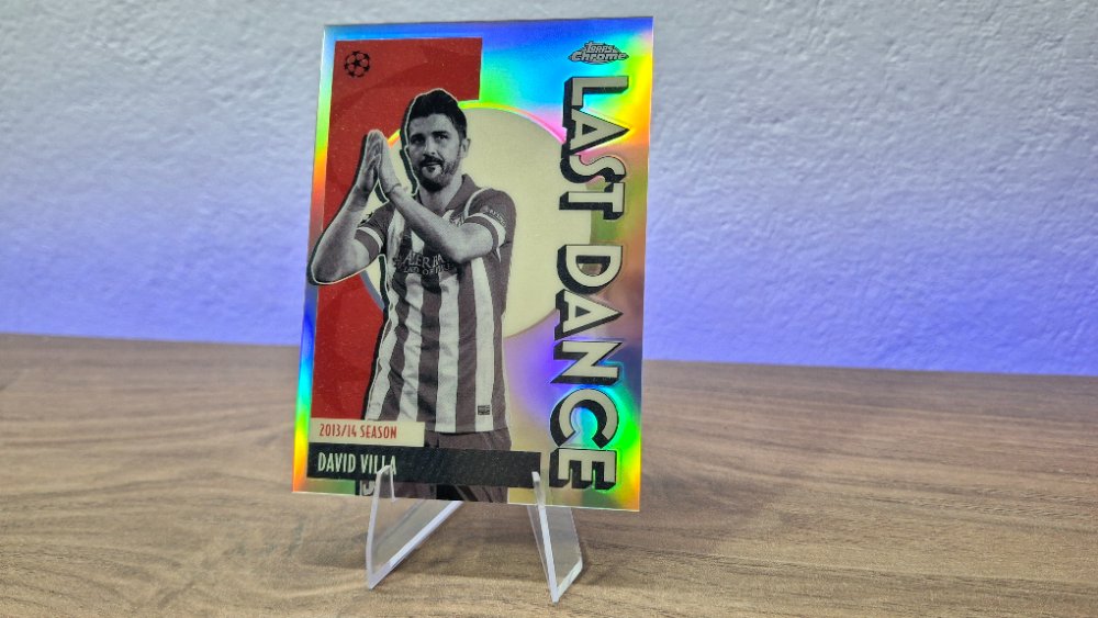 David Villa – Topps Chrome "Last Dance" (Atlético de Madrid)