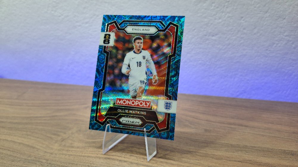 Ollie Watkins – Panini Prizm Monopoly (Selección de Inglaterra)