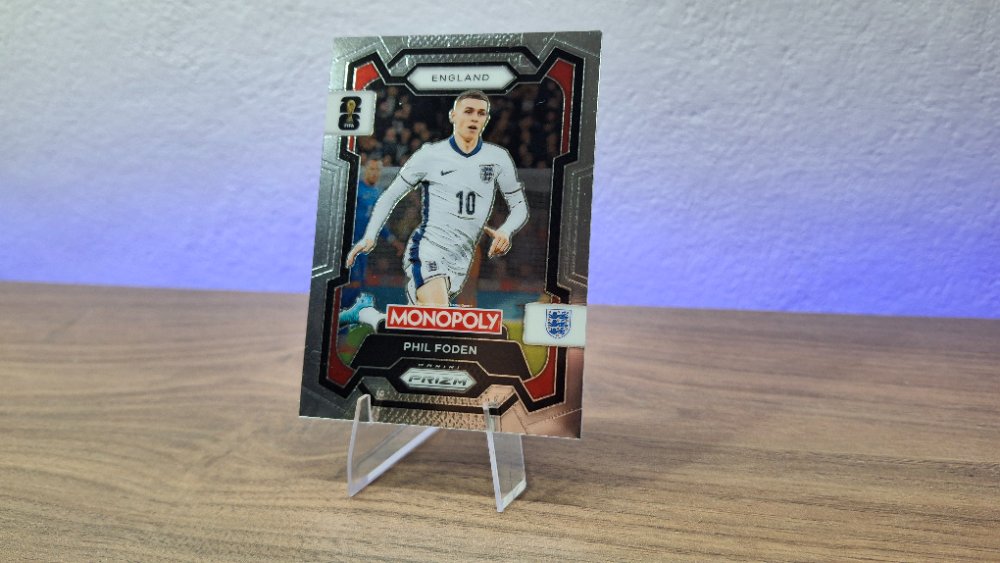 Phil Foden – Panini Prizm Monopoly (Selección de Inglaterra)