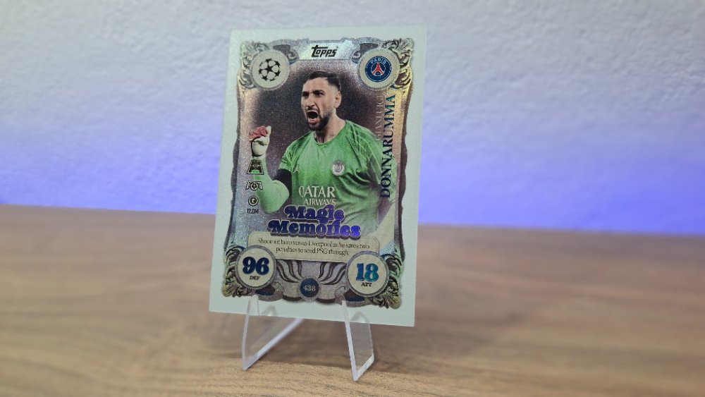 Gianluigi Donnarumma – Topps Match Attax (Paris Saint-Germain) 2