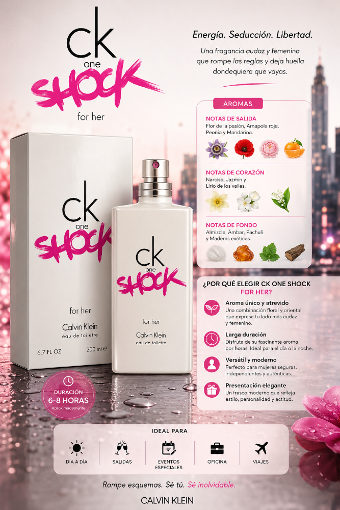 CK one shock 200ml