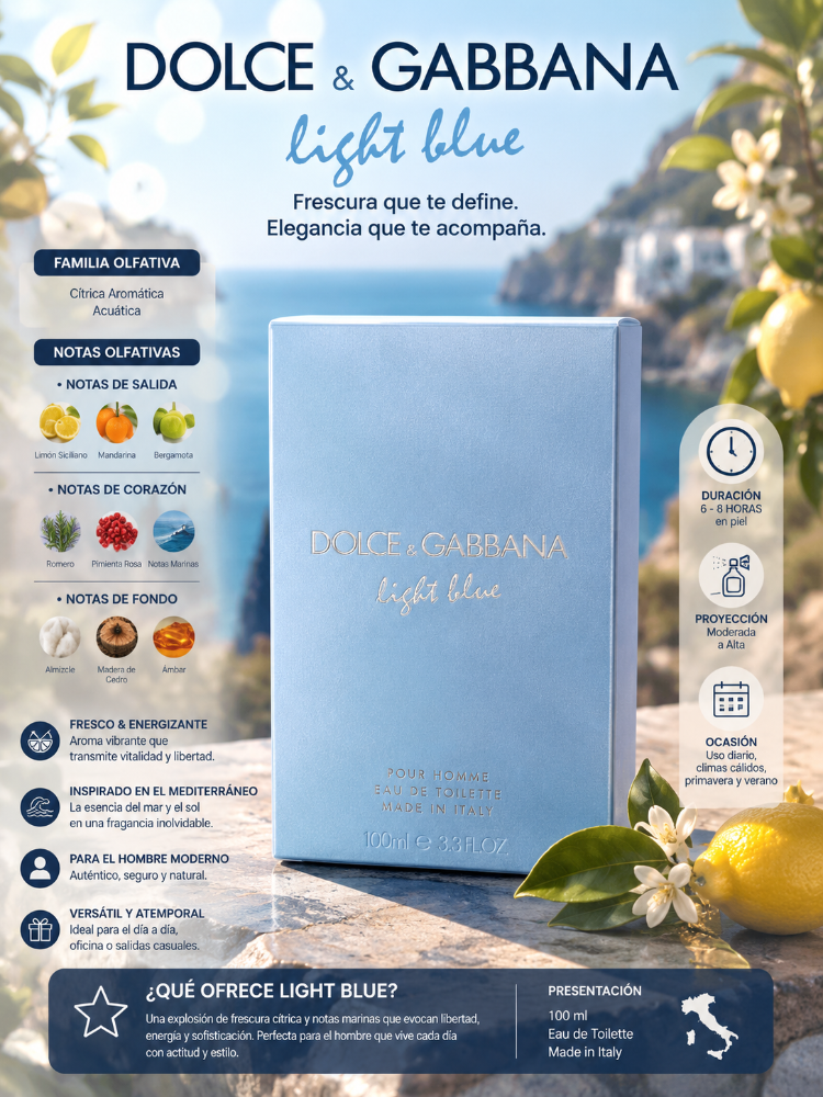 Dolce & Gabbana Light Blue Pour Homme