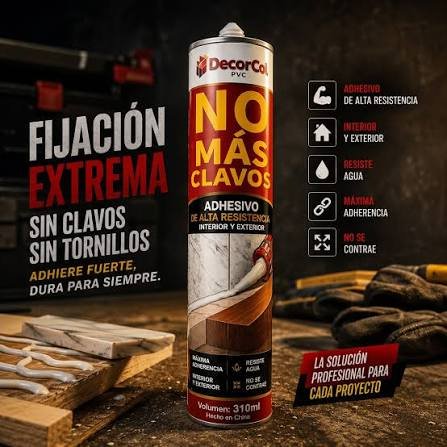 silicona no más clavos