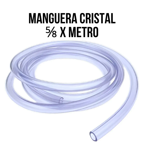 Manguera cristal 5/8