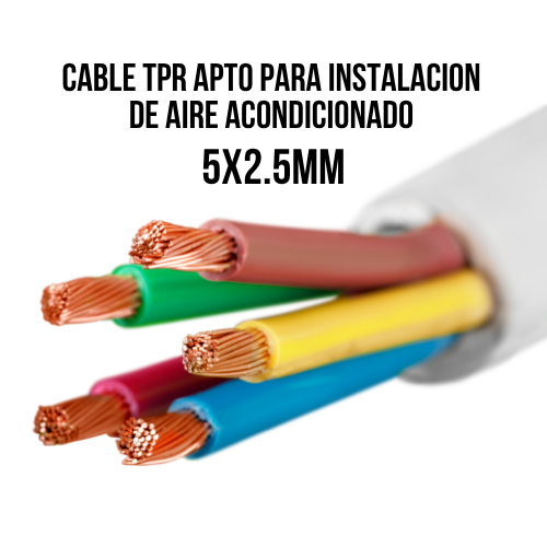 Cable tipo taller 5x2.5mm premium