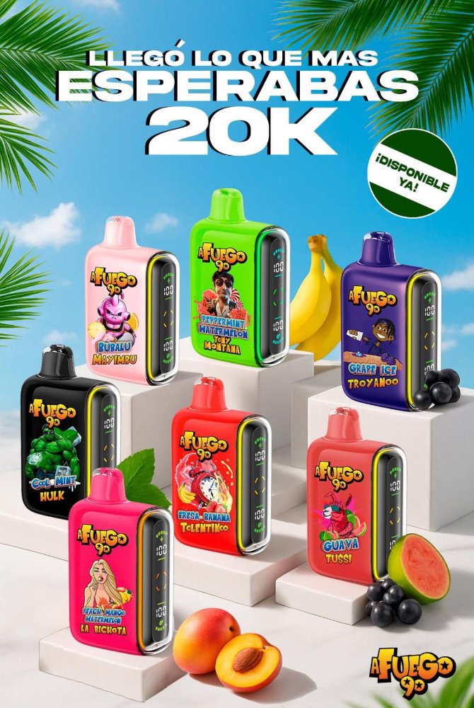 AFUEGO 90  DESECHABLE 20k PUFF