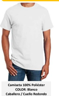 CAMISETA POLIESTER  M
