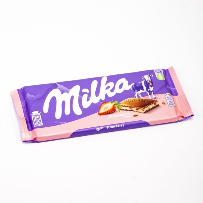 Chocolate Milka fresa 100 grs