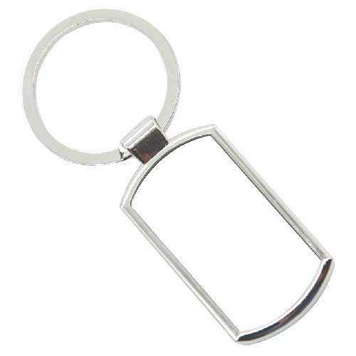 LLAVERO METALICO RECTANGULAR SIN PUNTAS