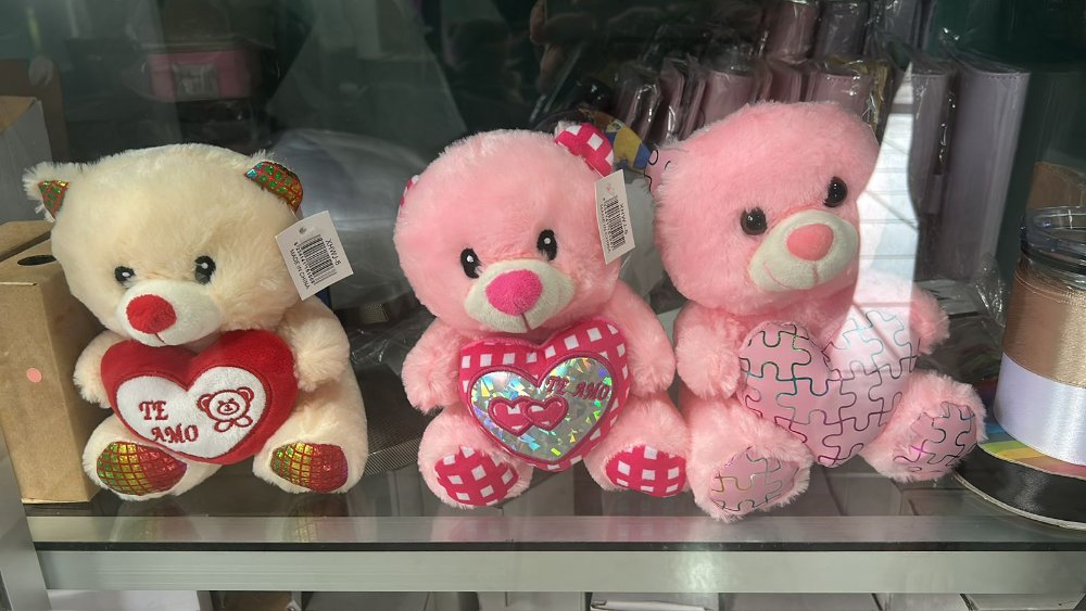 Peluches te amo corazón