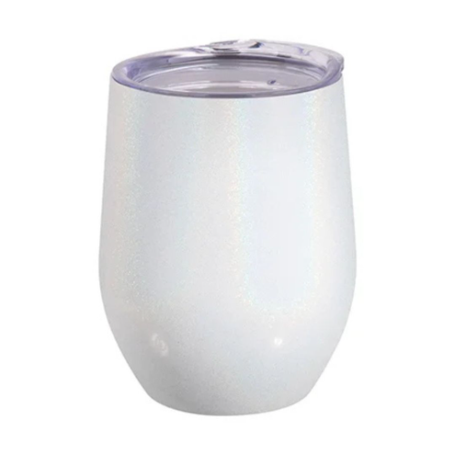 VASO COCTELERO DE ACERO BLANCA HOLOGRAFICA