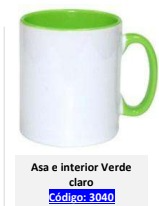 Taza verde ceramica11 onz